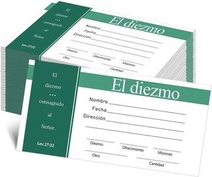 500 Stück Spanische Opferumschläge Zehntenspendezehnte und Opferumschlag - Bild 1 von 11