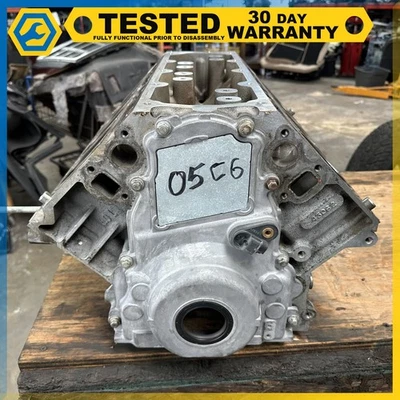 Chevy Corvette C6 LS2 2005 bloque de cilindros de motor de 6,0 L OEM Foto 1 de 4