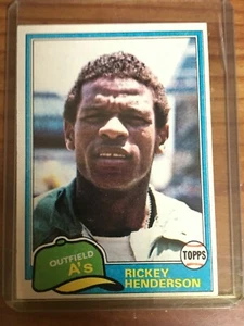 1981 Topps Rickey Henderson EX - Picture 1 of 2