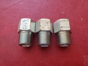 Lot Of 3 Hydraulic Adaptor Fittings For 1/2" O Ring - Picture 1 of 3