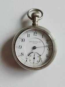 Sears Roebuck & Co. Chicago Illinois 17J Taschenuhr Modell 6 Klasse 64 LÄUFT - Bild 1 von 7