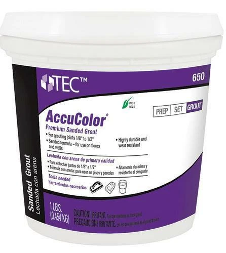 Lechada lijada TEC AccuColor Premium 650 - 1 lb (5 colores) Foto 1 de 1