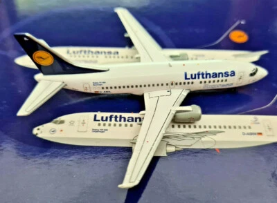 Boeing B737-500 Lufthansa Express D-ABIL - Scala 1:400 Die Cast  JC Wings 400  - Immagine 1 di 4