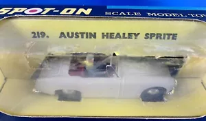 Original BOXed SPOT ON Tri-ang #206 AUSTIN HEALEY SPRITE Iconic Vintage 1965 tan - Foto 1 di 16