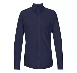 BOSS Camicia Slim Fit in Jersey Elasticizzato P-HANK-s-kent 50503554 Blu - Imagen 1 de 6