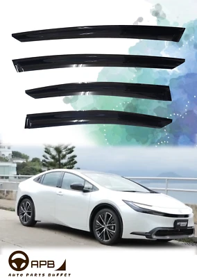 Para Toyota Prius 2023-en Deflector Ventana Viseras Protector Ventilación Protector Intemperie Foto 1 de 4