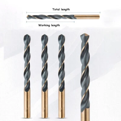 Spiralbohrer HSS 5% Cobalt Bohrer Metallbohrer Edelstahl Stahlbohrer 0.5mm-14mm - Bild 1 von 4