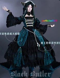 Black Butler Sieglinde Sullivan Dresses Skirt Women's Clothing Cosplay Outfits - Picture 1 of 15