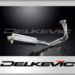 Kawasaki Versys 650 2015-2021 Complete Exhaust 2-1 14" Oval Stainless Muffler - Picture 1 of 5