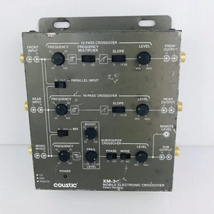 Genuine Original OEM Coustic XM-3E Mobile Electronic Crossover - Picture 1 of 10