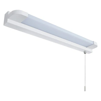 Moderno Espejo LED Baño Tirador Cable Interruptor Luz Pared Blanco Cálido Foto 1 de 2