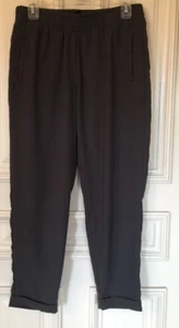 Gap Womens Pants Size Medium Color Gray Elasticized Waist Front And Back Pockets - Picture 1 of 12
