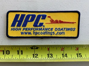 NEW HPC COATINGS RACING PATCH HIGH PERFORMANCE COATINGS SCCA NHRA NASCAR IMSA GT - Picture 1 of 1