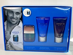 Aramis Life By Aramis 3 PC SET 1.0 oz Spray + 1.7 oz After Shave + 1.7 oz Shower - Picture 1 of 2