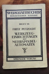 Werkzeugeinrichtungen auf Mehrspindelautomaten Werkstattbücher Heft 95 - Bild 1 von 5