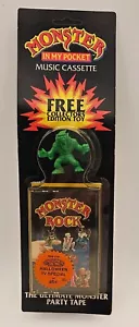Musiccassette Monster In My Pocket 1992 vintage con figurina Monster SIGILLATA - Foto 1 di 11