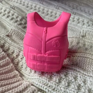Barbie Toy Boat Replacements Pink Life Vest Jacket Accessory - Picture 1 of 4