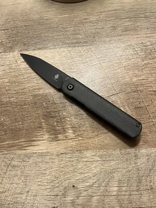 Kizer Cutlery Feist Liner Lock Blacked Out Micarta Pocket Knife justin lundquist - Picture 1 of 2