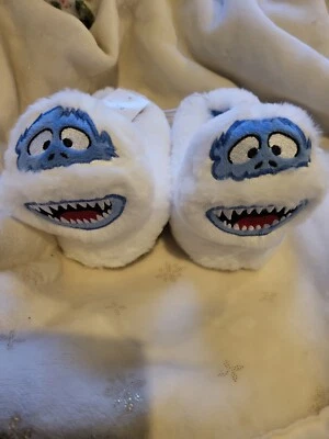 ABOMINABLE SNOWMAN CHILD TODDLERS SLIPPERS SHOES SIZE 9-10 FUR HOUSE SHOES NEW - Image 1 of 4