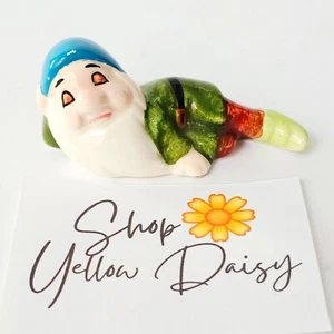 Vintage Disney Sleepy Keramik Figur Schneewittchen 7 Zwerge Japan - M1105 - Bild 1 von 8