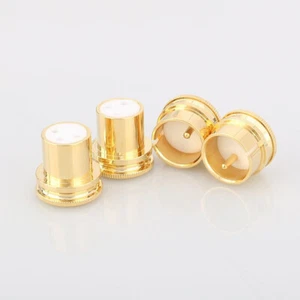 2 Stück vergoldete XLR-Steckerkappe abgeschirmt Antioxidation Lärm Stopper Schutz - Bild 1 von 19