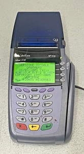 VeriFone VX510 OMNI 3730 Credit Card Reader Terminal NO POWER CORDS BARELY USED - Picture 1 of 7
