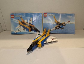 LEGO Creator 3 in 1 31042 Super Soarer 100% Complete W/Booklets 