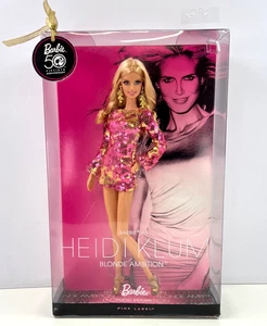 Barbie como Heidi Klum Rubia Ambición 2009 Etiqueta Rosa 50 Aniversario Nueva en Caja - Imagen 1 de 13
