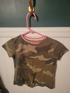 Crewcuts Kid J Crew Size M 6-9 Girls camouflage camo - Picture 1 of 3