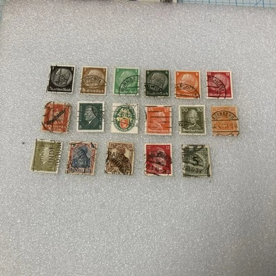 17 USED/HR/Cancelled Deutsches Reich/Germany Stamps; 1920- 1945; $1 Ships. DEAL! - Image 1 of 4