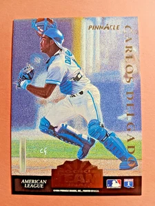 1994 Pinnacle Carlos Delgado Javy Lopez ROOKIE Team Pinnacle - Picture 1 of 2