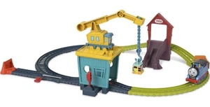 Thomas & Friends Motorized Toy Train Set Fix 'em Up Friends with Carly the Crane - Picture 1 of 10