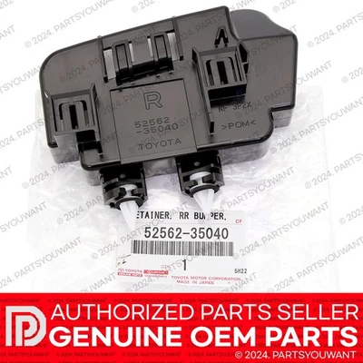 GENUINE Toyota 10-24 4Runner OEM Rear Upper Passenger Right Side Bumper Retainer - Изображение 1 из 4