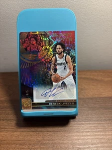 2024-25 Dereck Lively II #4/5!!! BurstRate Fireworks Autograph PaniniPhotogenic - Picture 1 of 5