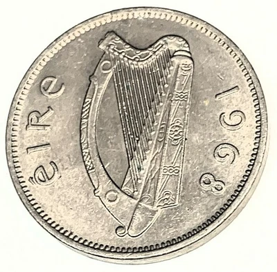 # C005    IRELAND    COIN,     SIXPENCE    1968 - Image 1 of 2