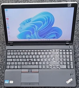 A CLEAN USED 15.6INCH LENOVO THINKPAD E520 CORE I3 8GB 128GB SSD WIN 11 PRO - Picture 1 of 16
