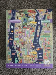Blue Lobster 1000 Piece Puzzle (New York City) By Bryan Beach - Picture 1 of 2