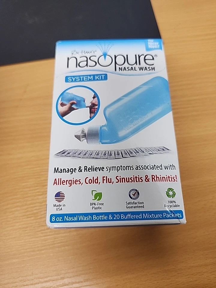 Kit de sistema de lavado nasal Nasopure 1 kit sin BPA  Foto 1 de 4