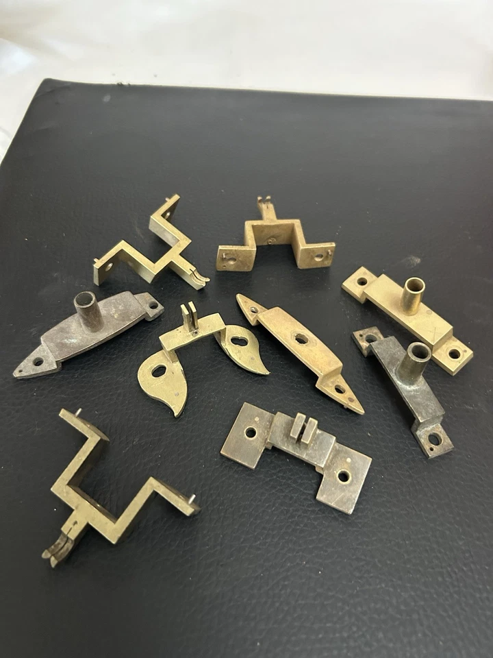CLOCK PARTS - LONGCASE CLOCK PENDULUM BRACKETS & BRIDGE BRACKETS - Image 1 of 4