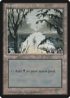 MTG Ice Age --- SWAMP (373) --- Common! LP! Magic the Gathering! - Image 1 of 3
