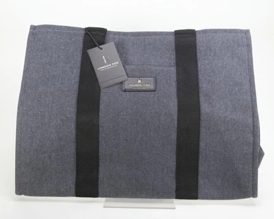 Bolso de Mano London Fog Collection Lona con Cremallera Gris Denim Foto 1 de 3