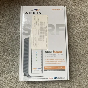 Arris Surfboard SBG6700-AC DOCSIS 3.0 Cable Modem & Wi-Fi Router Factory-Sealed - Picture 1 of 4