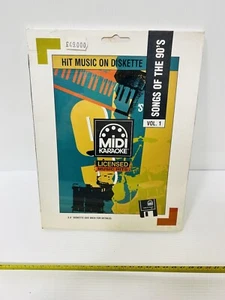 Song ’S Of The ‘90 Midi Karaoké Disquette Ordinateur Personnel Software Neuf - Photo 1/2