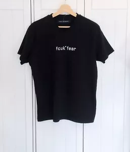 Vintage Y2K FCUK T Shirt Large Black French Connection - Picture 1 of 5