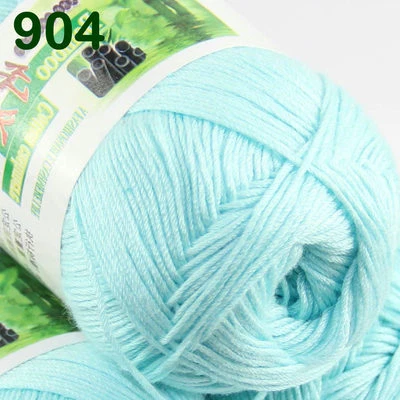 Sale New 1SkeinsX50gr Super Soft Bamboo Cotton Baby Hand Knitting Crochet Yarn - Image 1 of 4