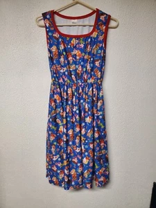Dress - Women - The Seven Dwarfs - Size M - Sleeveless - Blue and Multi-Color - Picture 1 of 4
