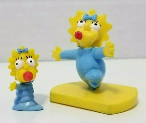 Vintage Sammlerstück The Simpsons 2 Maggie Simpson Figuren Figuren 1-1,75" groß - Bild 1 von 9