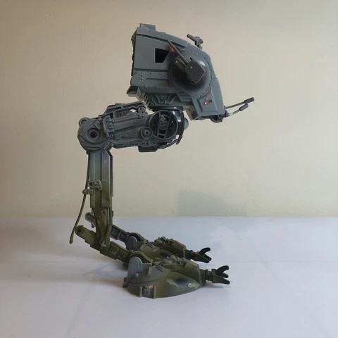 2002 Star Wars Power Of The Jedi Imperial AT-ST Chicken Walker Vehicle Hasbro Cover