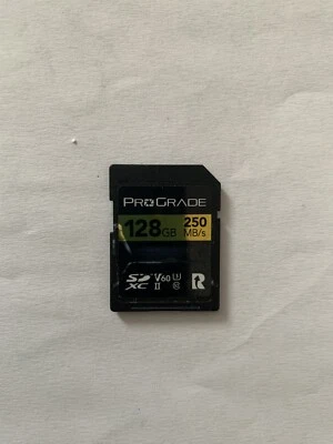 ProGradeDigital 128 GB SDXCUHS-II V60 250R Memory Card - Bild 1 von 2