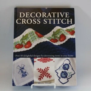 Decorative Cross Stitch by María Díaz (Hardcover) Delightful Designs (bin 25) - Picture 1 of 4